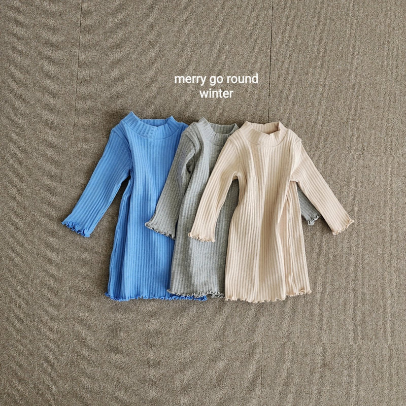 Merry Go Round - Korean Children Fashion - #designkidswear - Ribbed One-piece