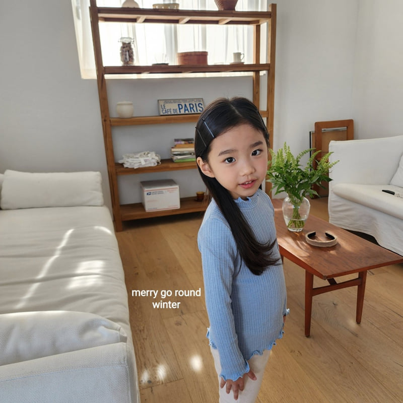 Merry Go Round - Korean Children Fashion - #designkidswear - Soft Ribbed Half Turtleneck - 4
