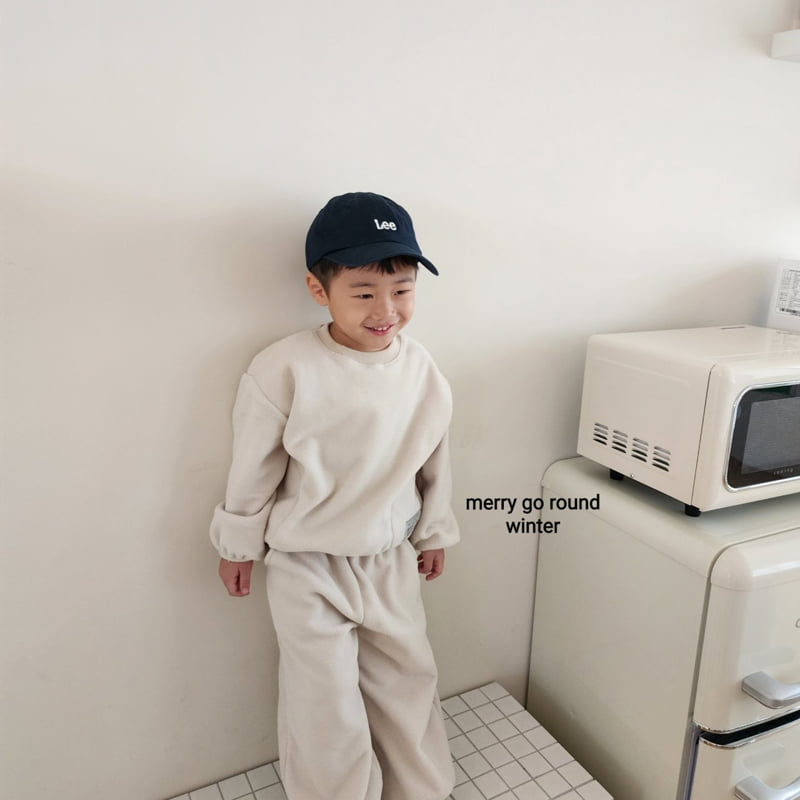 Merry Go Round - Korean Children Fashion - #discoveringself - Fleece Set - 5