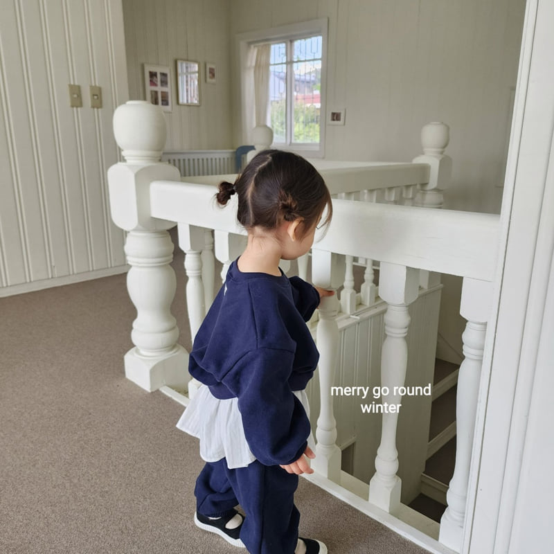 Merry Go Round - Korean Children Fashion - #discoveringself - Shirt Sweatshirt Set - 8