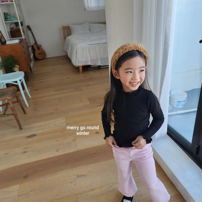 Merry Go Round - Korean Children Fashion - #discoveringself - Winter Bootcut Pants - 6