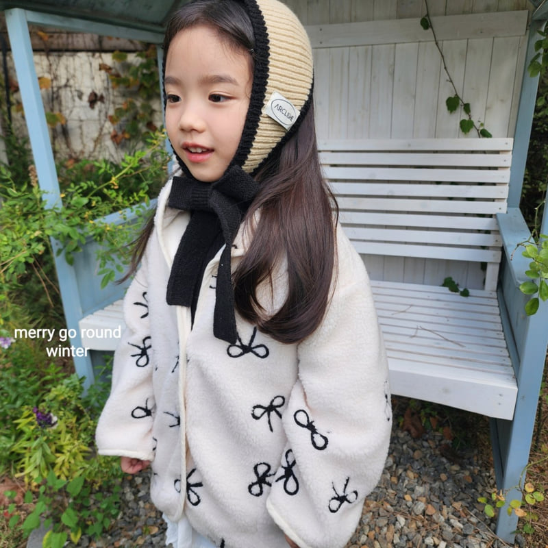 Merry Go Round - Korean Children Fashion - #discoveringself - Embroidered Fleece Jacket - 5