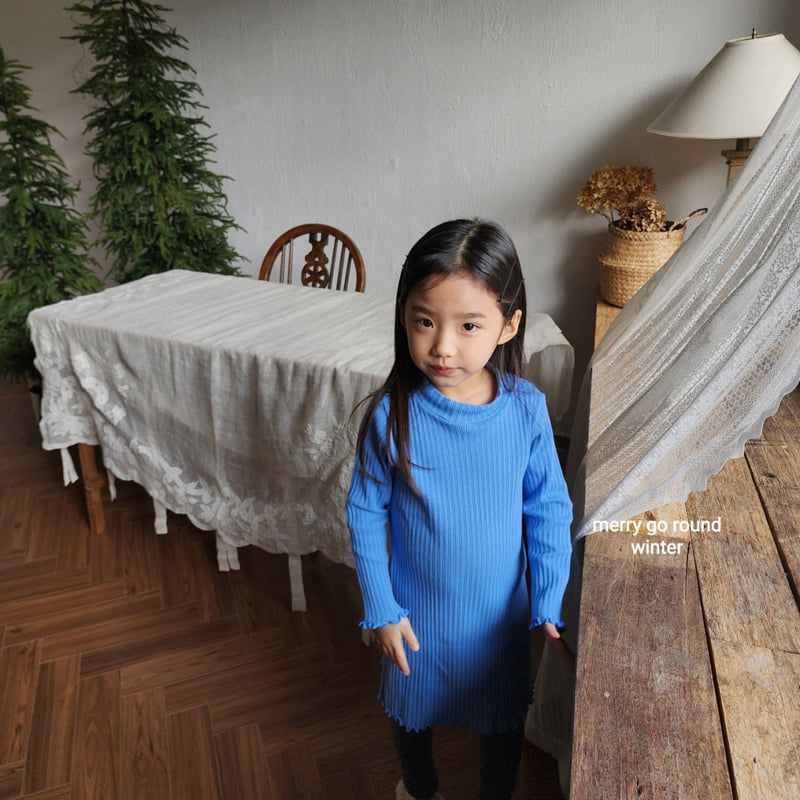 Merry Go Round - Korean Children Fashion - #discoveringself - Ribbed One-piece - 2