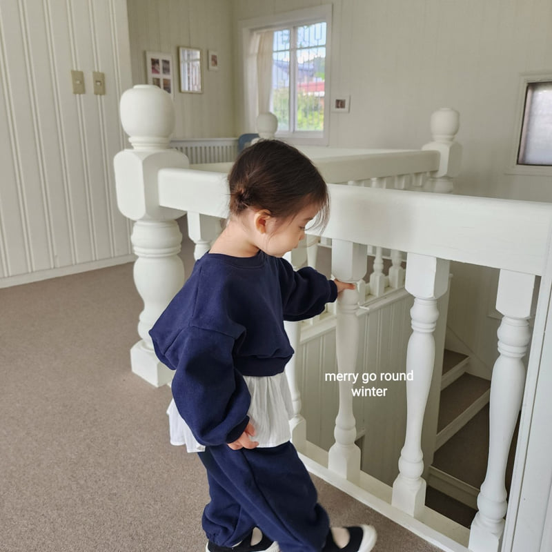 Merry Go Round - Korean Children Fashion - #fashionkids - Shirt Sweatshirt Set - 9