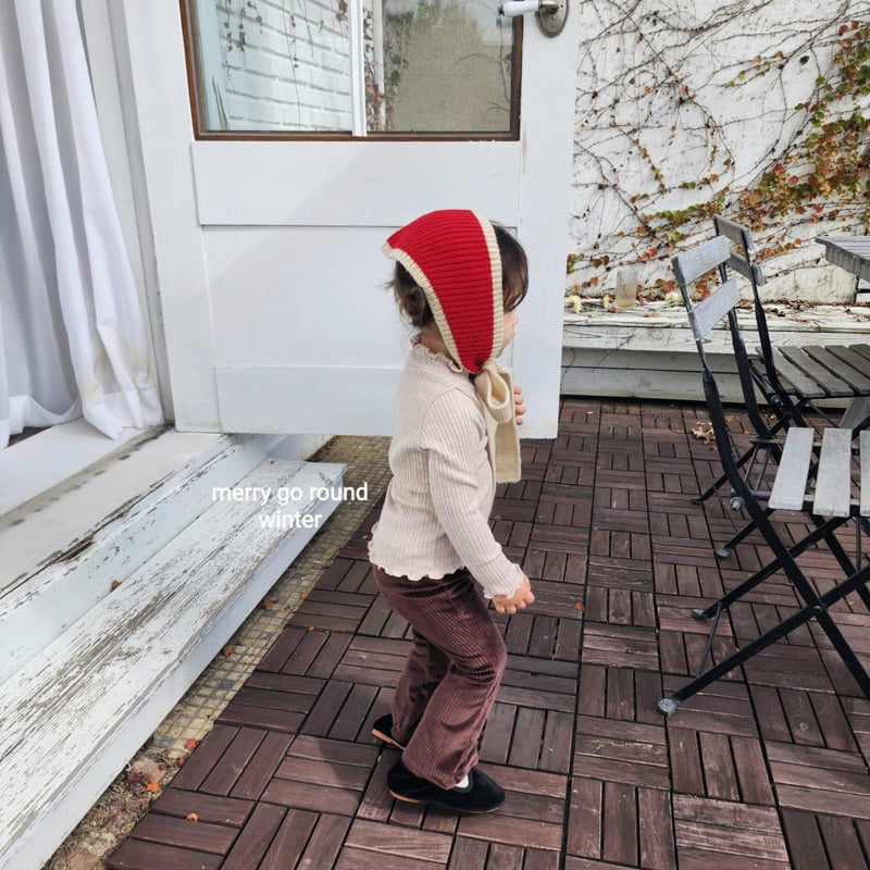 Merry Go Round - Korean Children Fashion - #fashionkids - Winter Bootcut Pants - 7