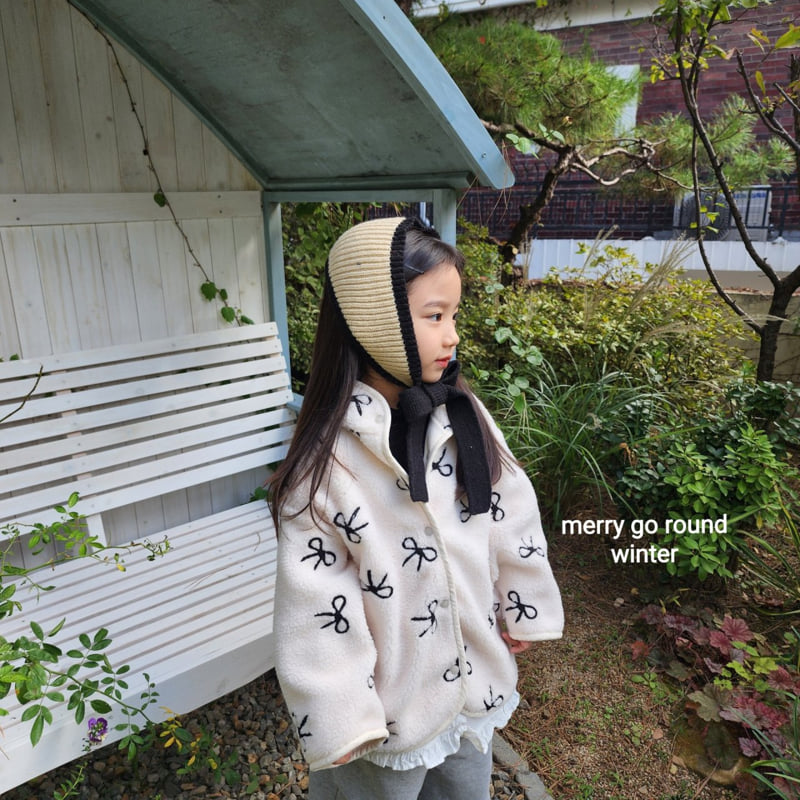 Merry Go Round - Korean Children Fashion - #fashionkids - Embroidered Fleece Jacket - 6