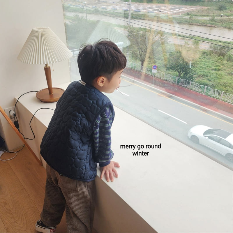 Merry Go Round - Korean Children Fashion - #fashionkids - Bonding Corduroy Pants - 4