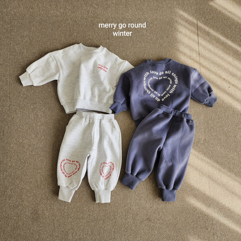 Merry Go Round - Korean Children Fashion - #kidsshorts - Heart Set