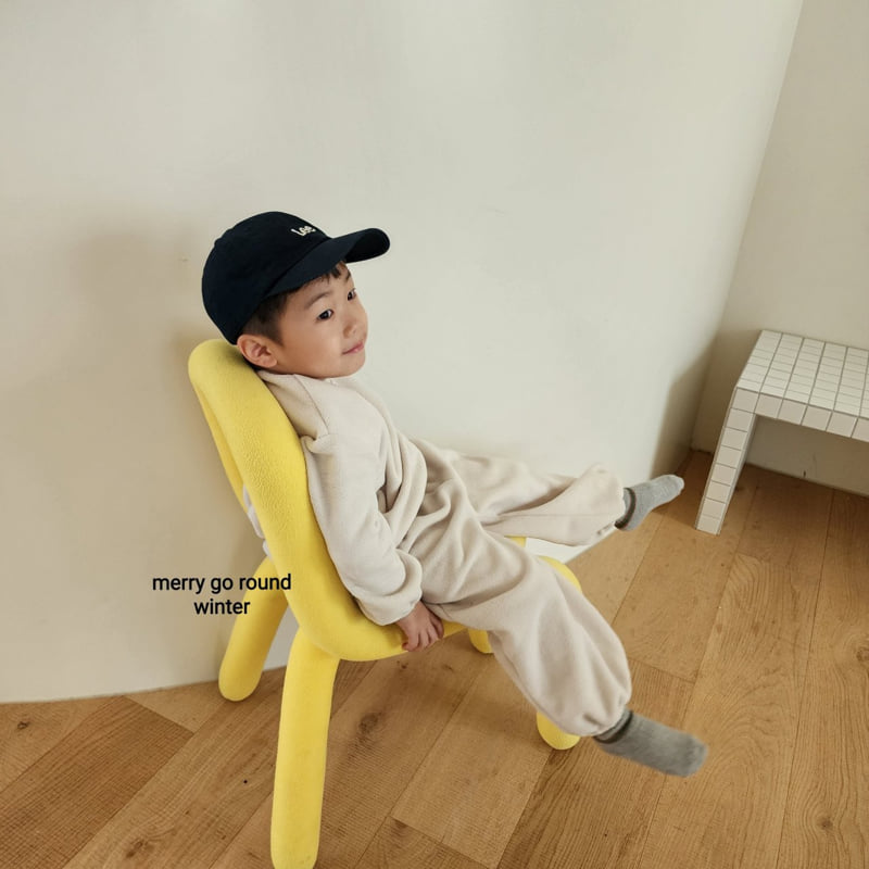 Merry Go Round - Korean Children Fashion - #kidsshorts - Fleece Set - 7