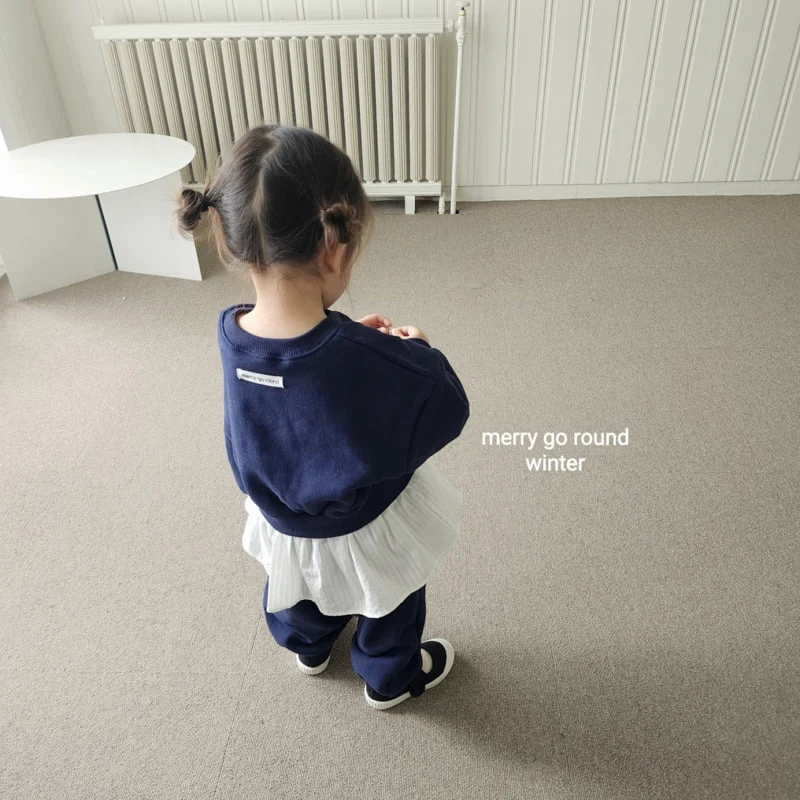 Merry Go Round - Korean Children Fashion - #kidsshorts - Shirt Sweatshirt Set - 10