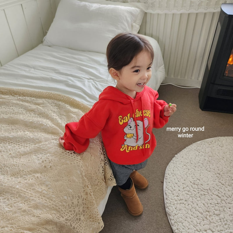 Merry Go Round - Korean Children Fashion - #kidsshorts - Mouse Hoodie - 5