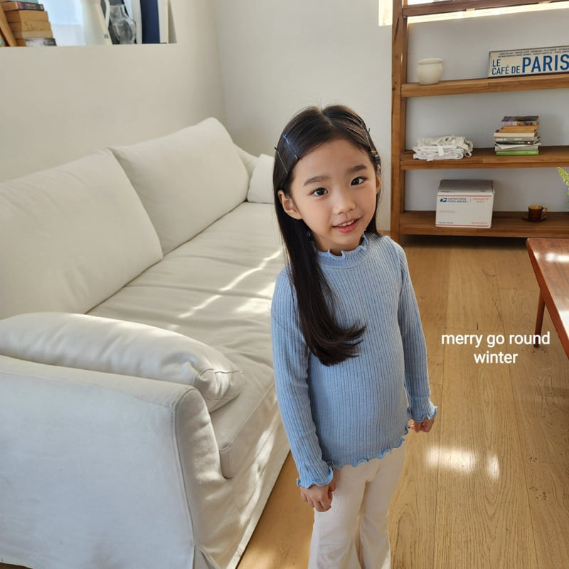 Merry Go Round - Korean Children Fashion - #kidsstore - Soft Ribbed Half Turtleneck - 7