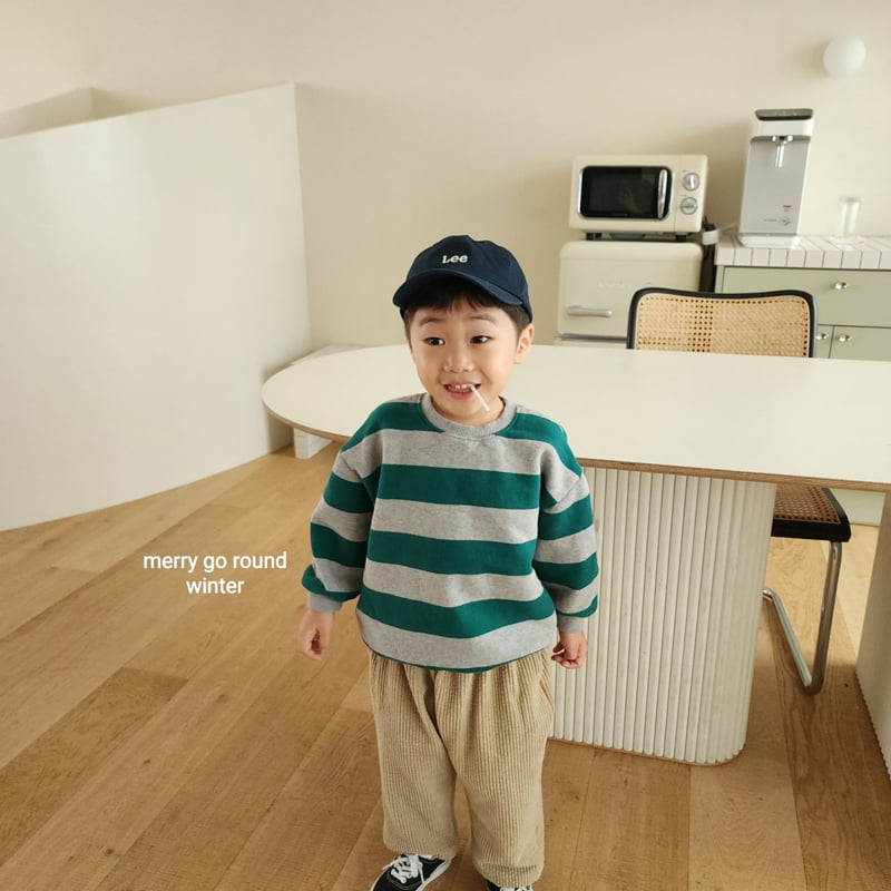 Merry Go Round - Korean Children Fashion - #kidsstore - Bonding Corduroy Pants - 5