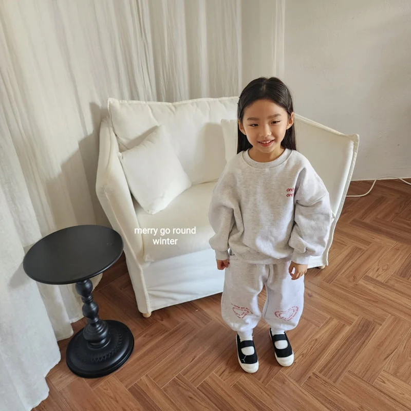 Merry Go Round - Korean Children Fashion - #kidsstore - Heart Set - 2