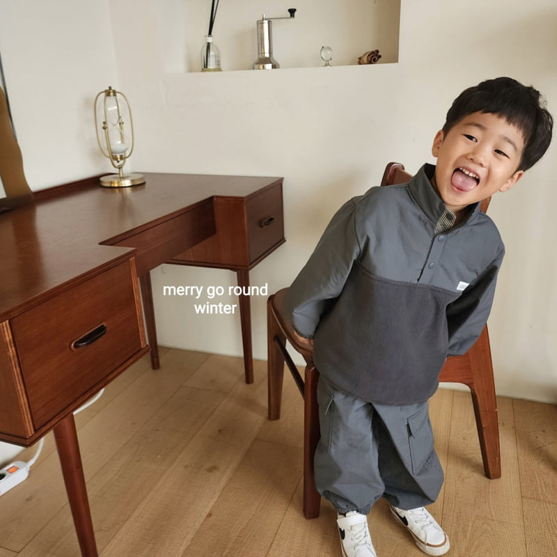 Merry Go Round - Korean Children Fashion - #kidsstore - Smile Bonding Fleece - 3