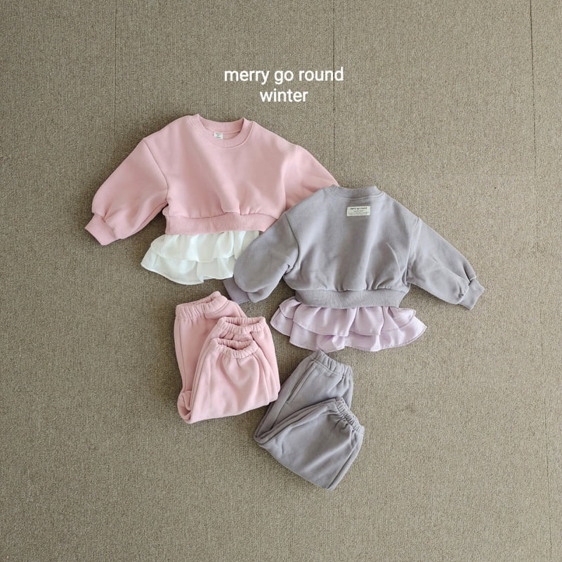 Merry Go Round - Korean Children Fashion - #kidsstore - Frill Set