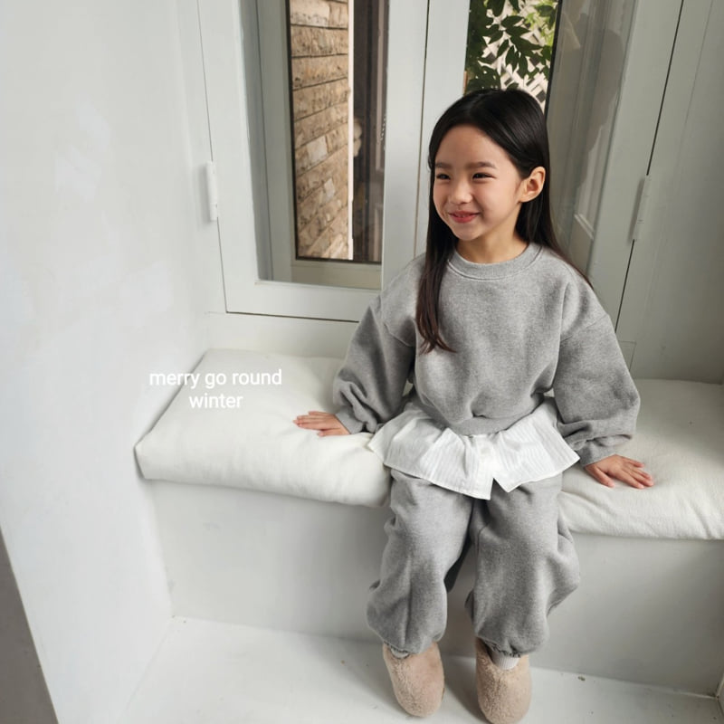 Merry Go Round - Korean Children Fashion - #kidsstore - Shirt Sweatshirt Set - 11