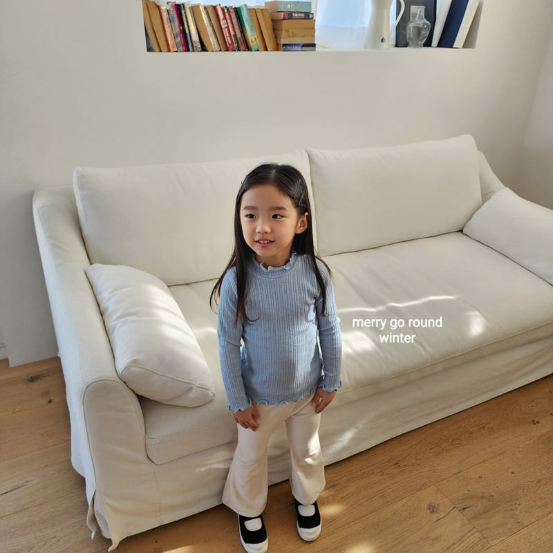 Merry Go Round - Korean Children Fashion - #kidzfashiontrend - Soft Ribbed Half Turtleneck - 8