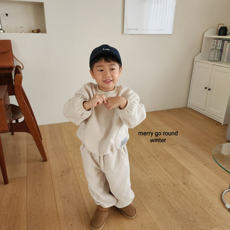Merry Go Round - Korean Children Fashion - #kidzfashiontrend - Fleece Set - 9