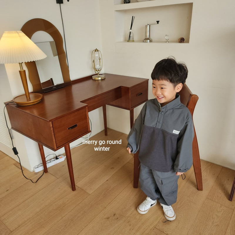 Merry Go Round - Korean Children Fashion - #kidsstore - Smile Bonding Fleece - 4