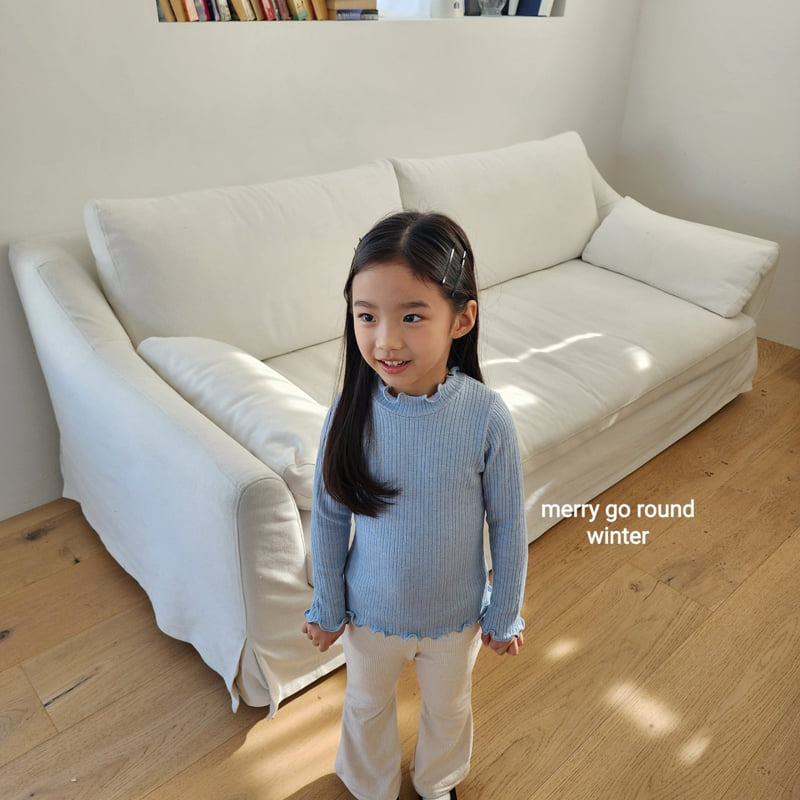 Merry Go Round - Korean Children Fashion - #littlefashionista - Soft Ribbed Half Turtleneck - 10