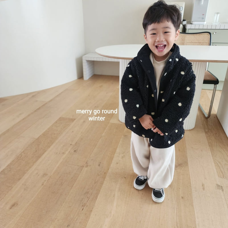 Merry Go Round - Korean Children Fashion - #littlefashionista - Embroidered Fleece Jacket - 11