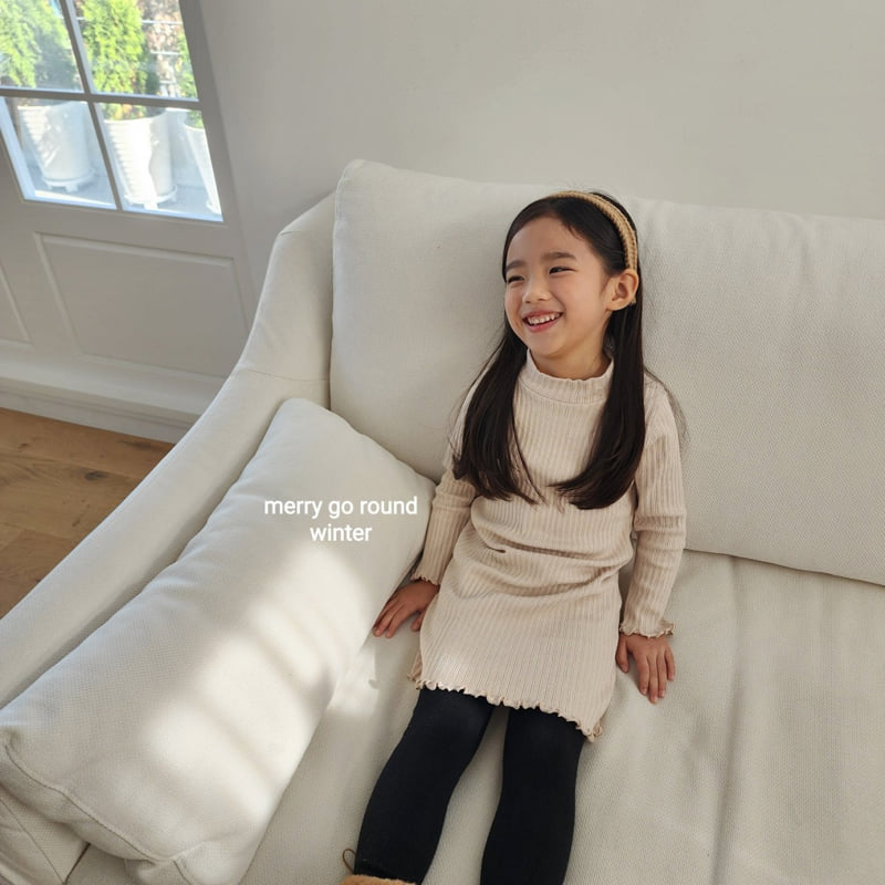 Merry Go Round - Korean Children Fashion - #magicofchildhood - Ribbed One-piece - 9