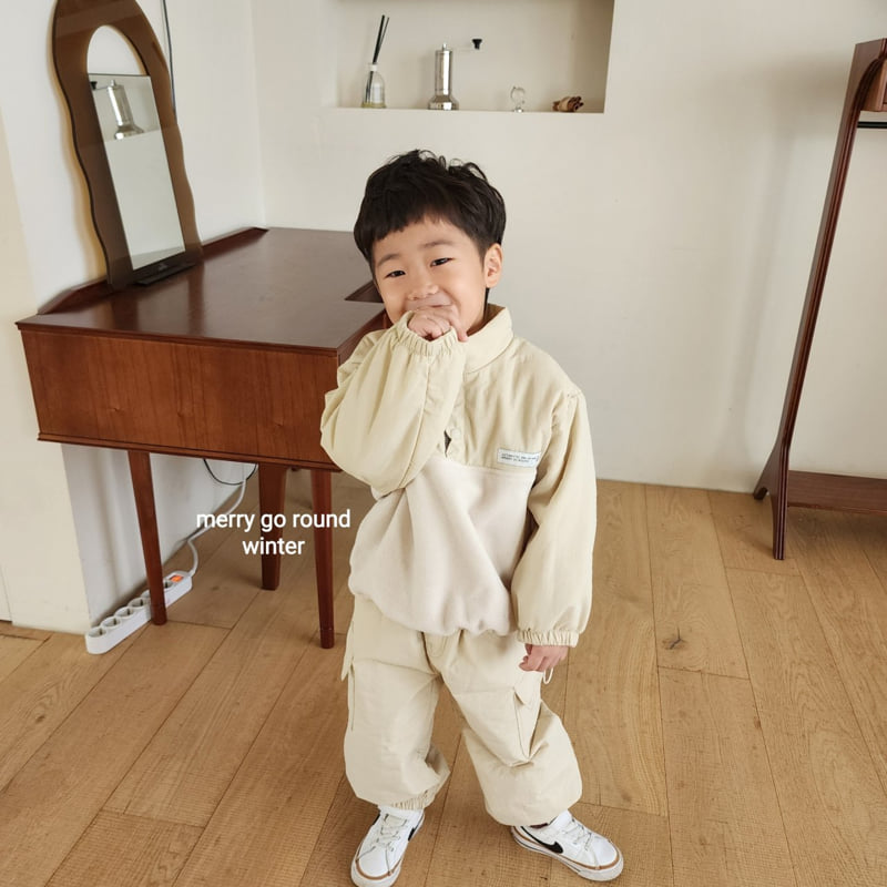Merry Go Round - Korean Children Fashion - #minifashionista - Smile Bonding Fleece - 8