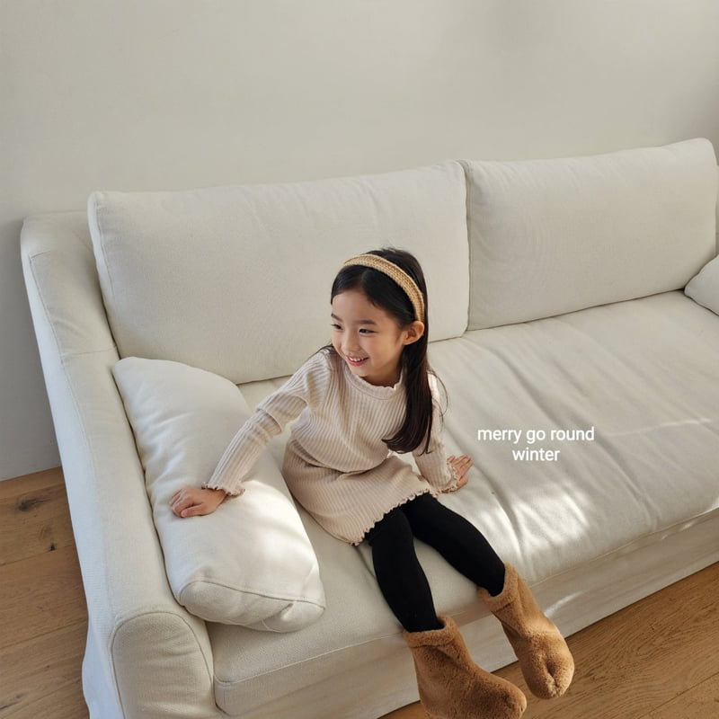 Merry Go Round - Korean Children Fashion - #minifashionista - Ribbed One-piece - 10