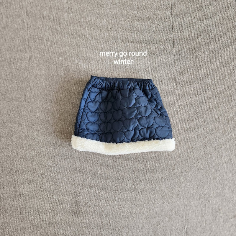 Merry Go Round - Korean Children Fashion - #prettylittlegirls - Heart Quilted Skirt - 6