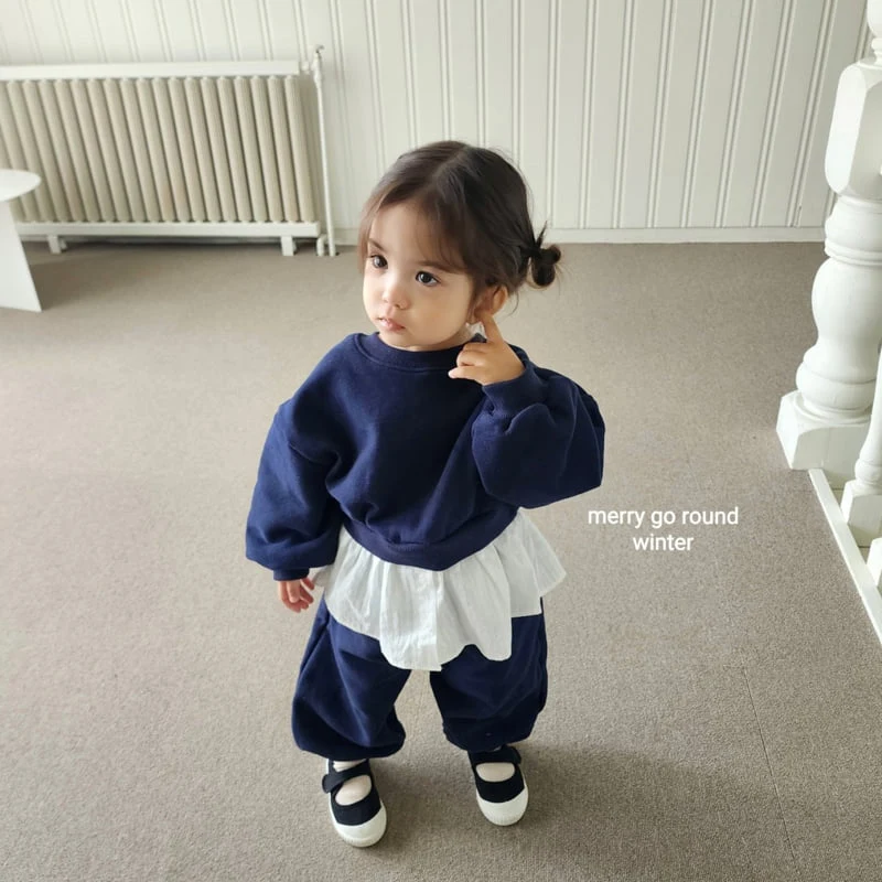 Merry Go Round - Korean Children Fashion - #prettylittlegirls - Shirt Sweatshirt Set - 3