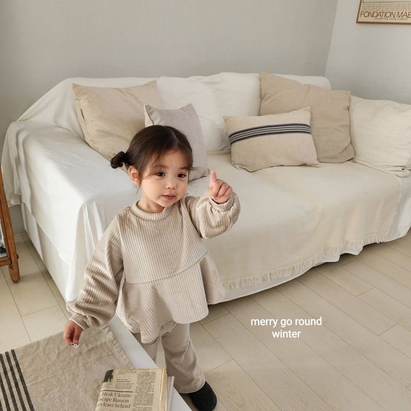 Merry Go Round - Korean Children Fashion - #todddlerfashion - Merry Bootcut Set - 2