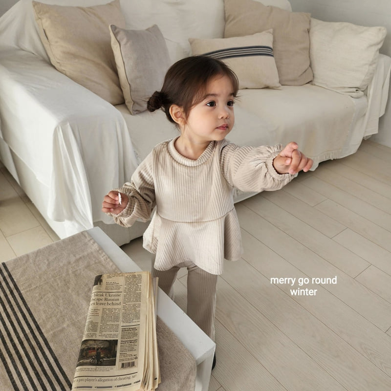 Merry Go Round - Korean Children Fashion - #toddlerclothing - Merry Bootcut Set - 3