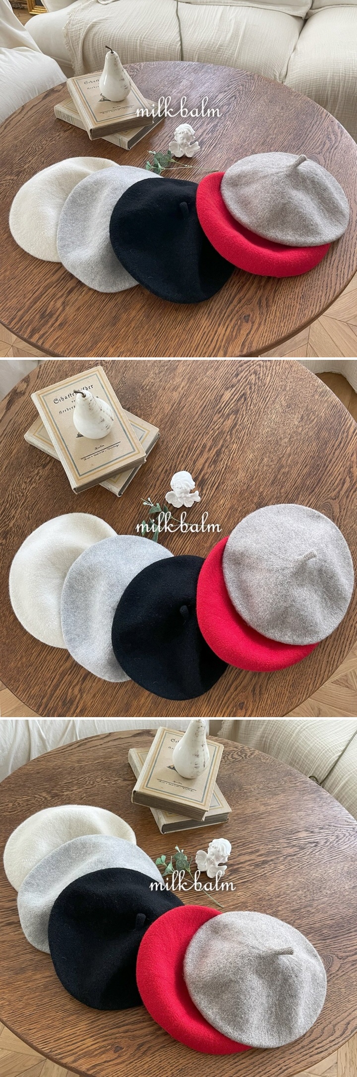 Milk Balm - Korean Baby Fashion - #babylifestyle - Wool Beret