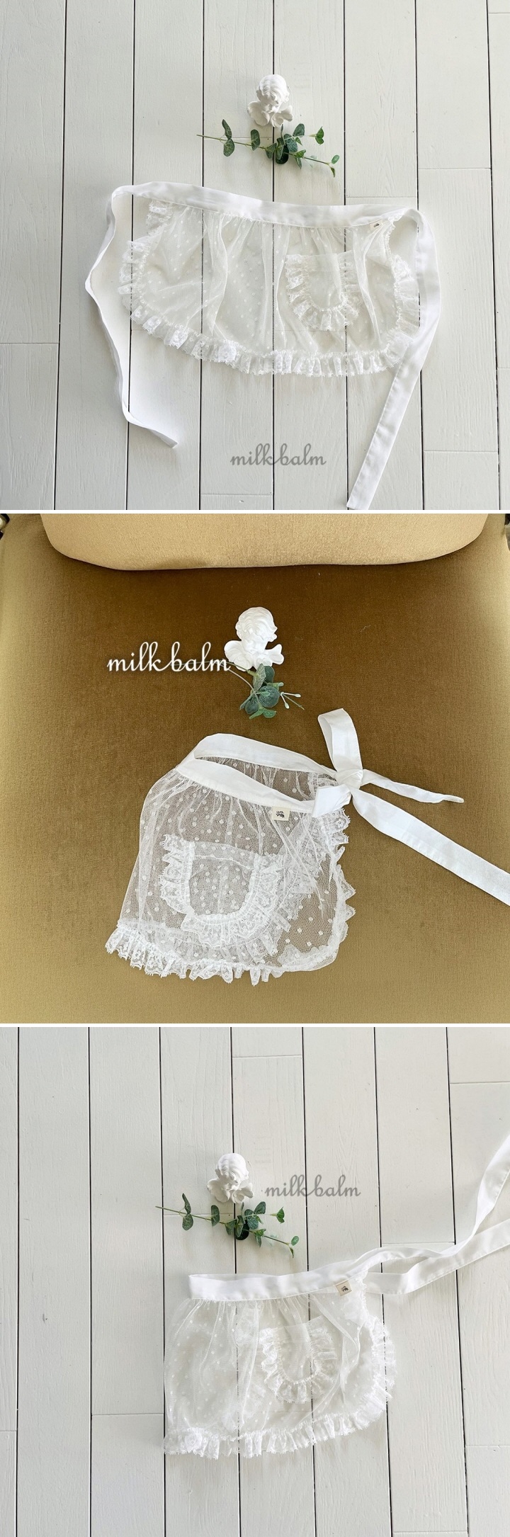 Milk Balm - Korean Baby Fashion - #babyootd - Milk Apron