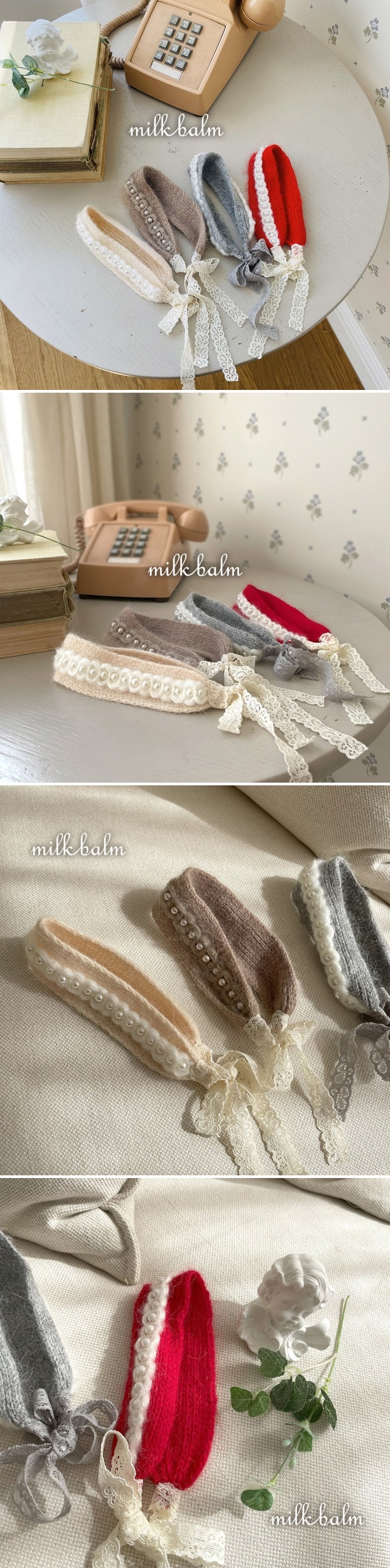 Milk Balm - Korean Baby Fashion - #smilingbaby - Angora Hairband