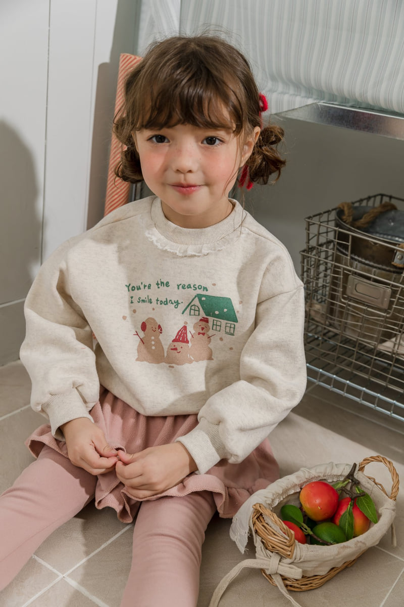Milk Powder - Korean Children Fashion - #childofig - Snowman Sweatshirt - 9