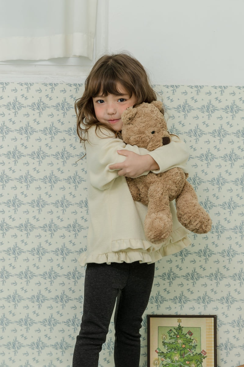 Milk Powder - Korean Children Fashion - #childofig - Teddy Leggings - 4