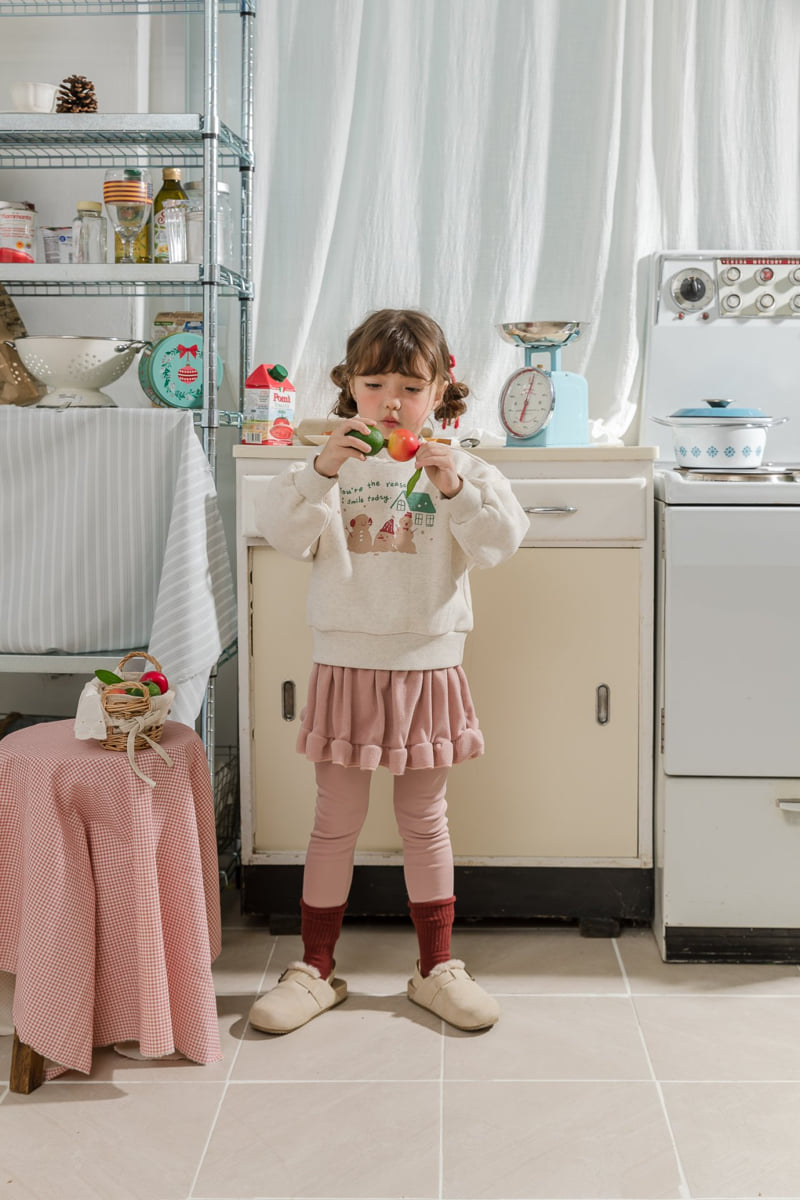 Milk Powder - Korean Children Fashion - #designkidswear - Snowman Sweatshirt - 11