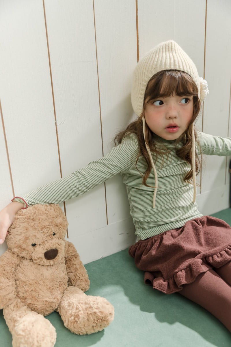 Milk Powder - Korean Children Fashion - #designkidswear - Cherry Skirt Set-Up - 8