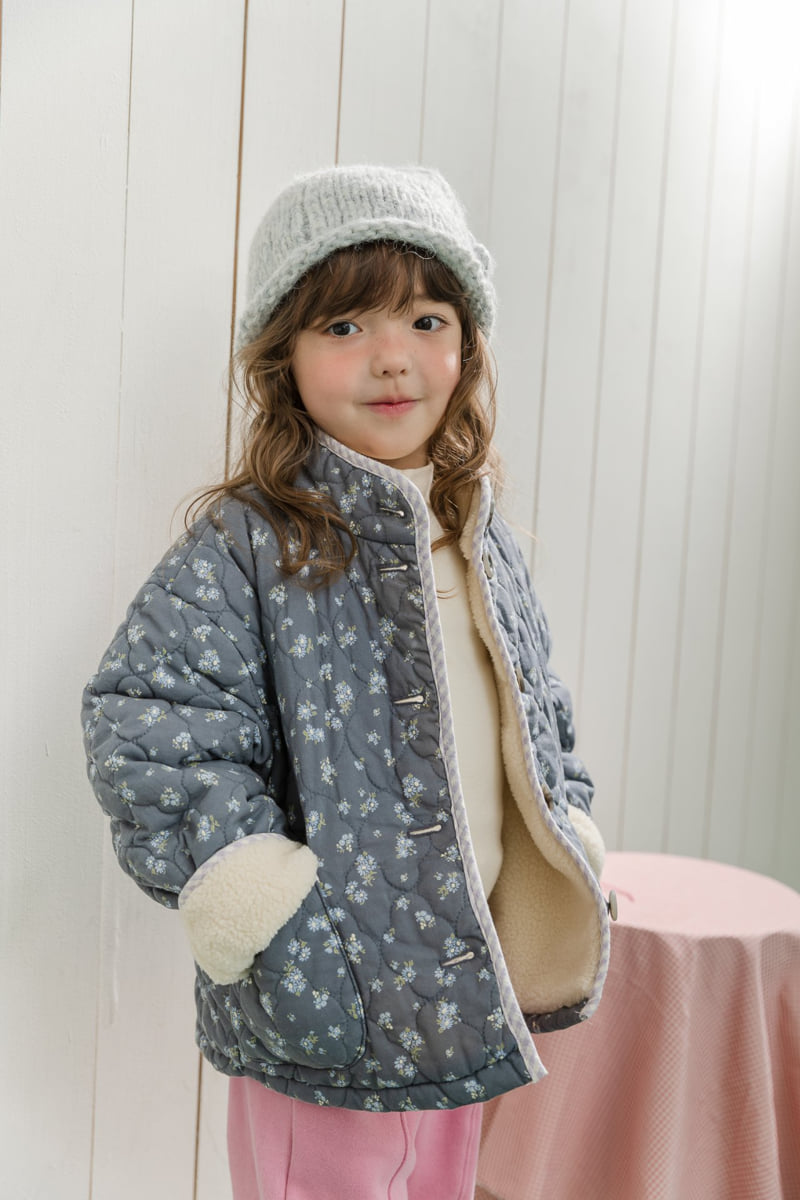 Milk Powder - Korean Children Fashion - #designkidswear - Mongle Quilted Jacket - 2
