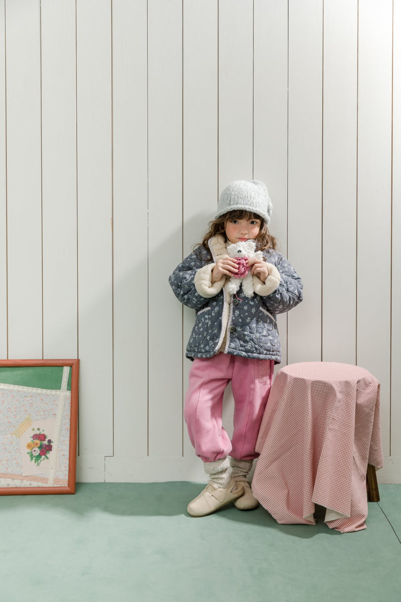 Milk Powder - Korean Children Fashion - #discoveringself - Mongle Quilted Jacket - 3