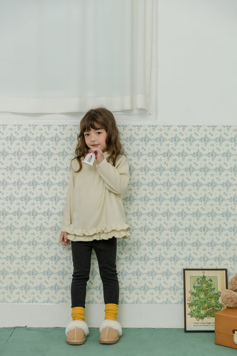 Milk Powder - Korean Children Fashion - #fashionkids - Teddy Leggings - 7