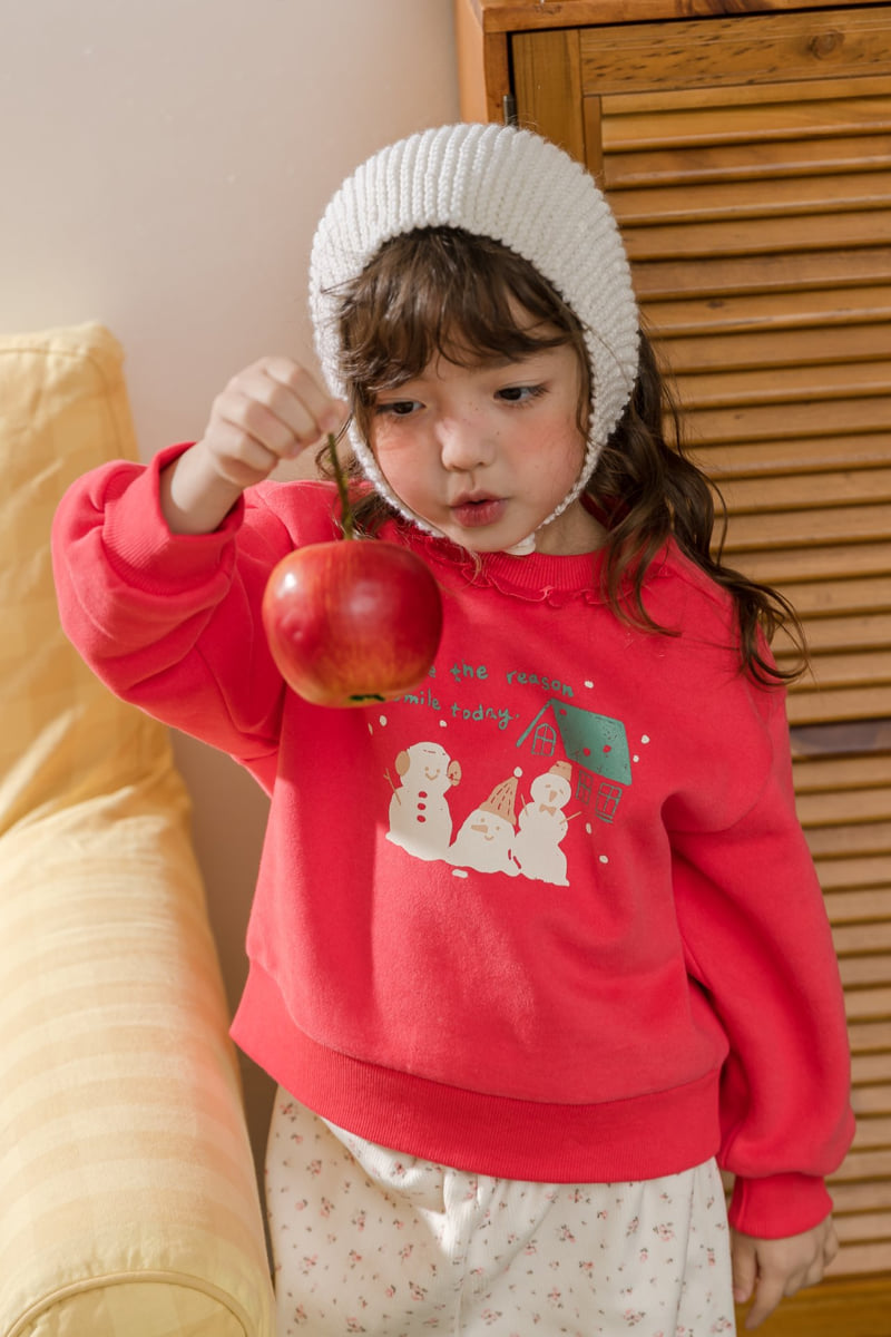 Milk Powder - Korean Children Fashion - #kidsstore - Snowman Sweatshirt