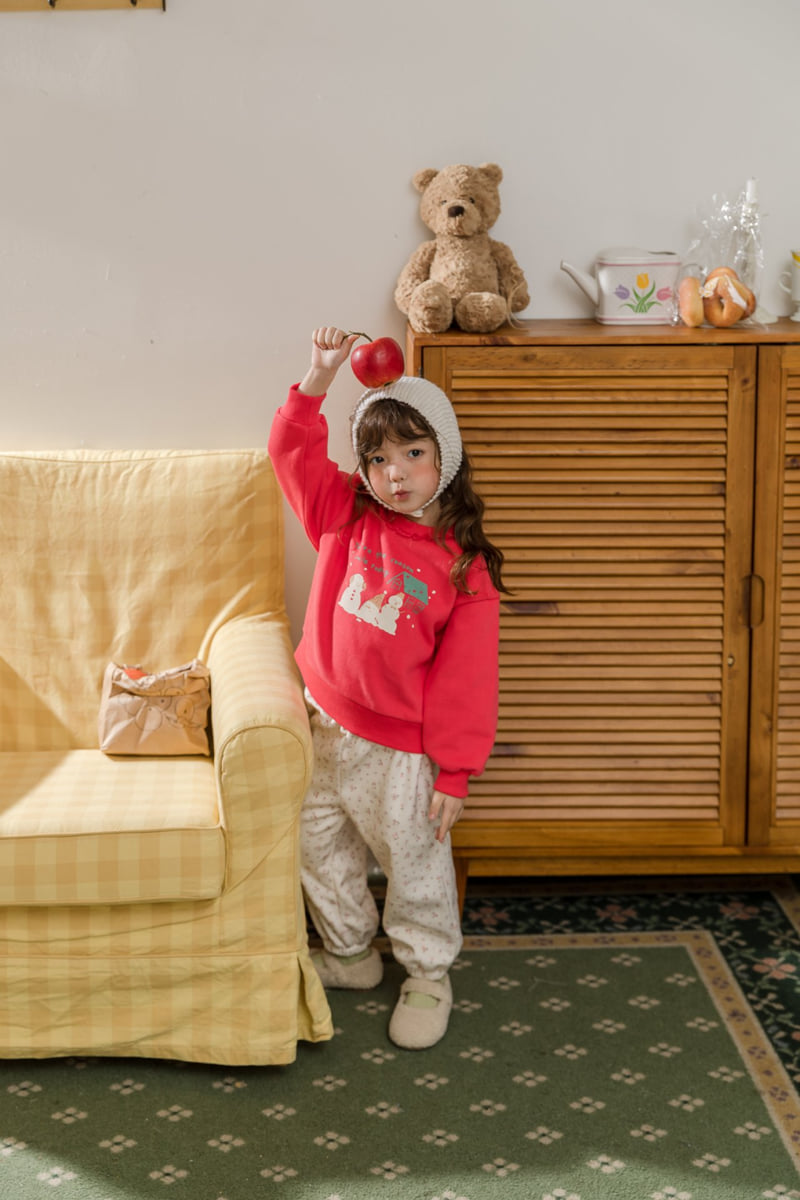 Milk Powder - Korean Children Fashion - #kidzfashiontrend - Snowman Sweatshirt - 2