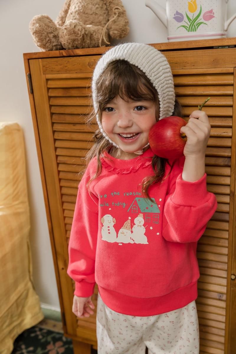 Milk Powder - Korean Children Fashion - #Kfashion4kids - Snowman Sweatshirt - 4