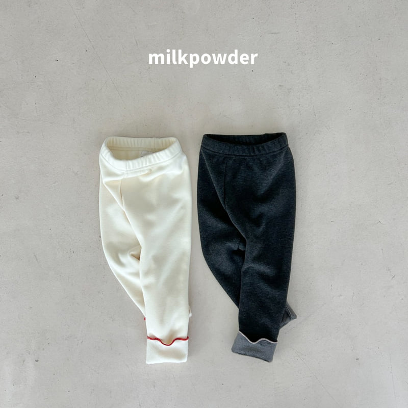Milk Powder - Korean Children Fashion - #littlefashionista - Teddy Leggings - 12