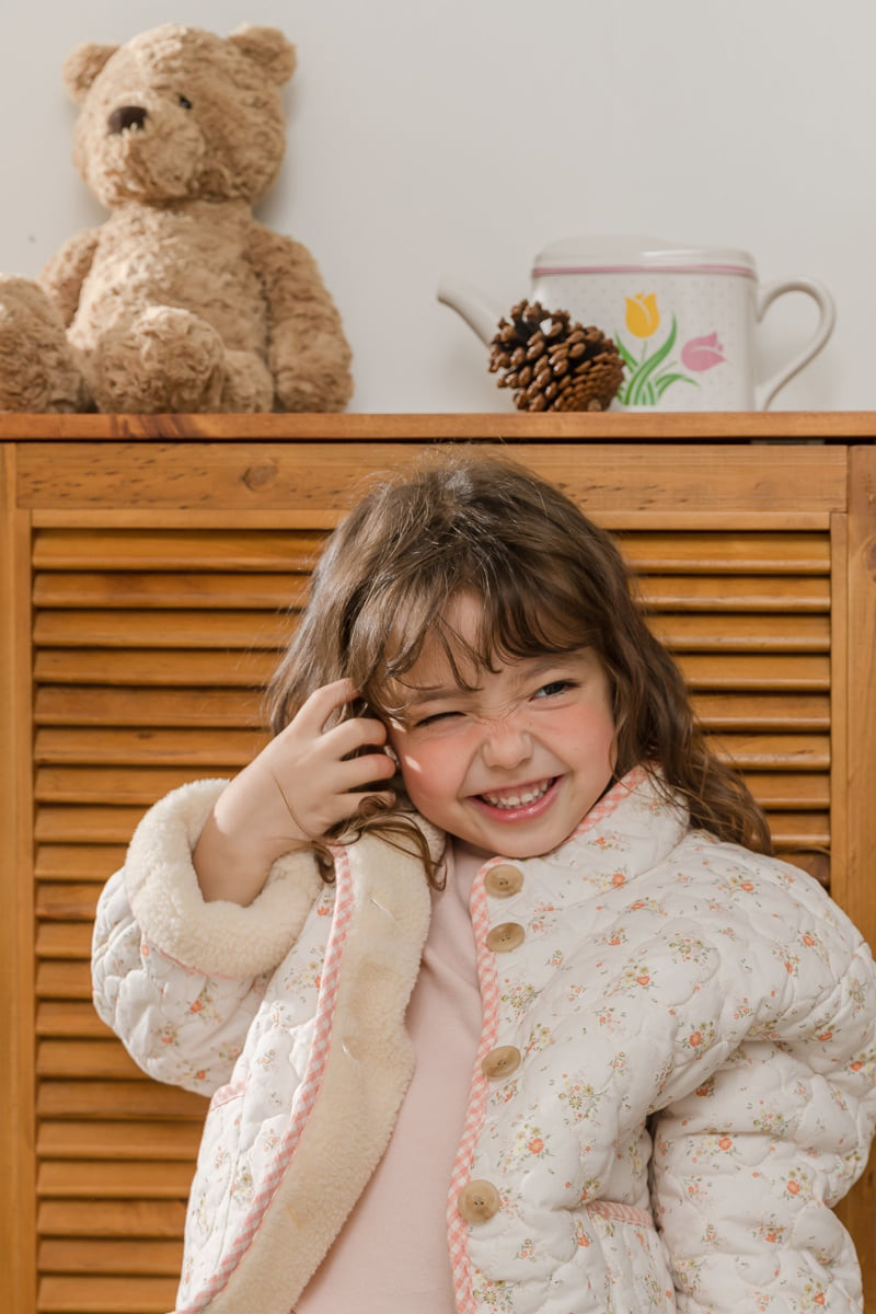 Milk Powder - Korean Children Fashion - #magicofchildhood - Mongle Quilted Jacket - 10