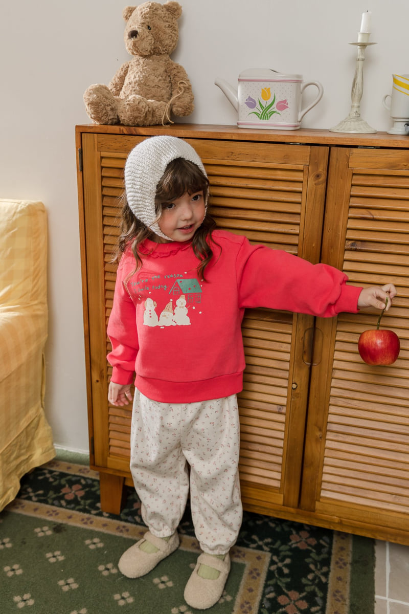 Milk Powder - Korean Children Fashion - #minifashionista - Snowman Sweatshirt - 6