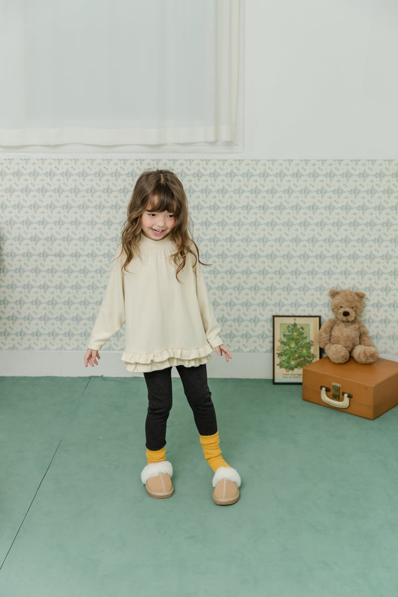 Milk Powder - Korean Children Fashion - #prettylittlegirls - Teddy Leggings